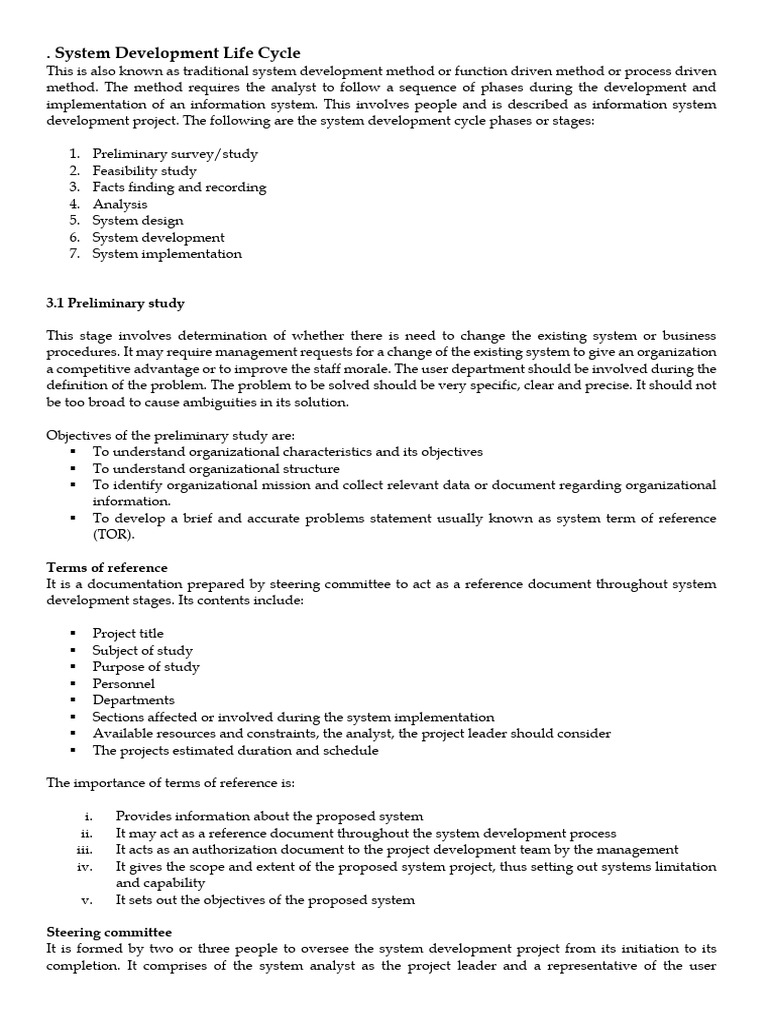 System Development Life Cycle Notes | PDF | Software Testing | Programming