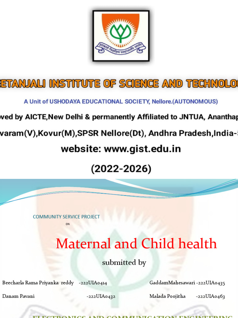 Maternal and Child Health Care Guide | PDF | Maternal Health | Pregnancy