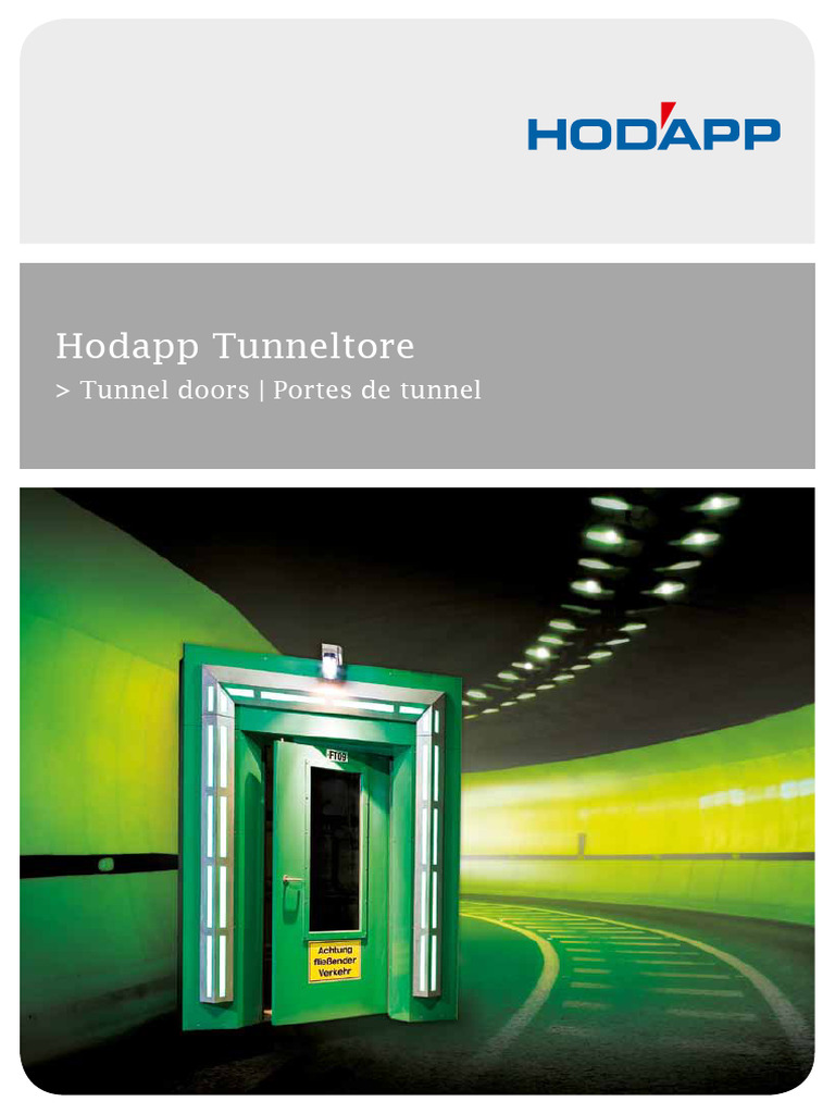 Hodapp Tunneltore Ansicht De20fr20en | PDF