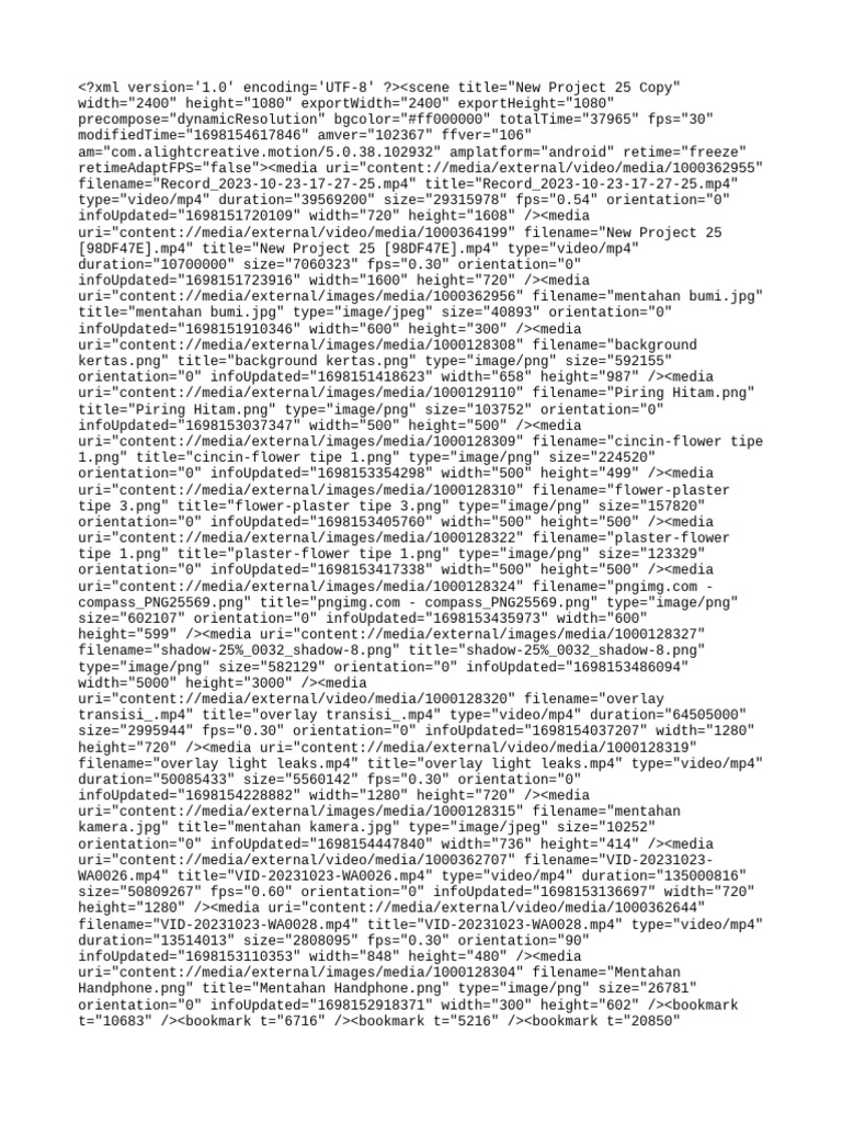 Video and Image Media Project Files | PDF