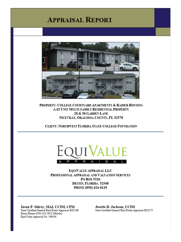 Appraisal Report | PDF | Real Estate Appraisal | Lease
