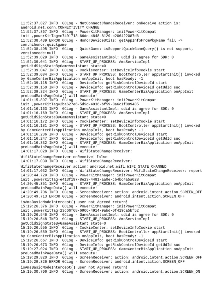 Android Connectivity Change Logs | PDF