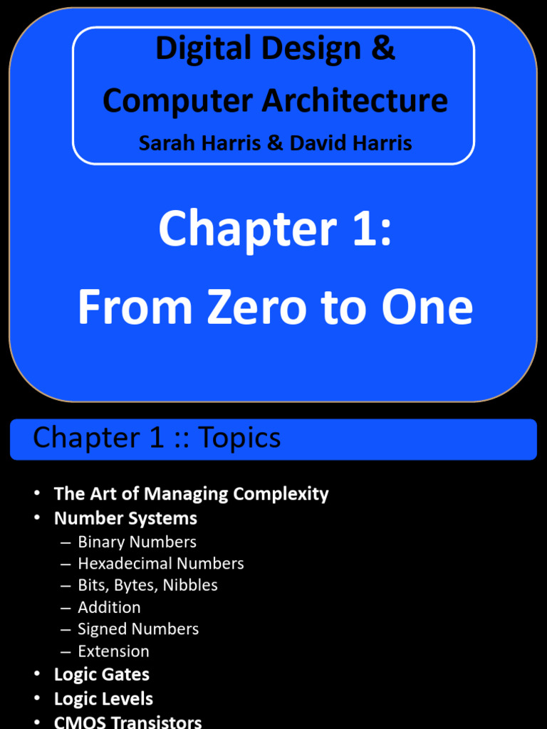 Digital Design Fundamentals Overview | PDF | Byte | Logic Gate