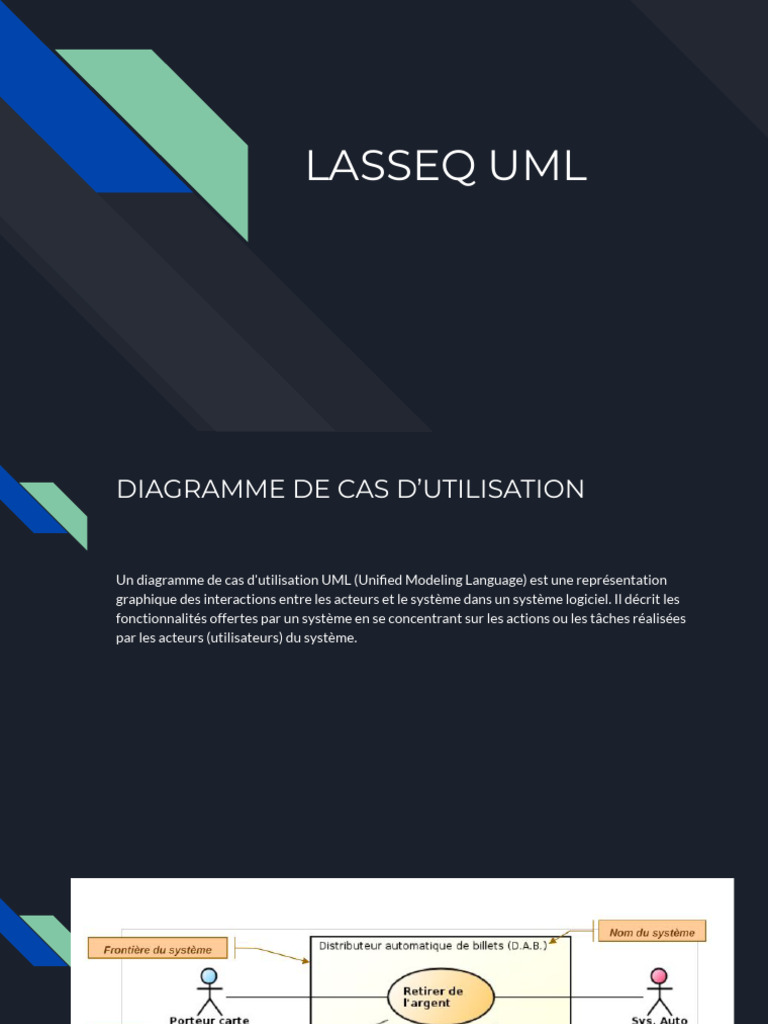 Diagrammes UML et cas d'utilisation | PDF | Classe (informatique ...