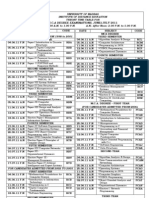 Mba Time Table