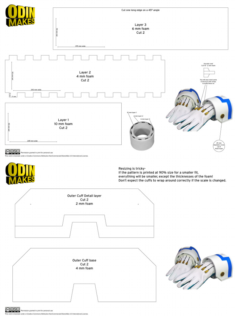 Deku Air Force Gloves Pattern | PDF