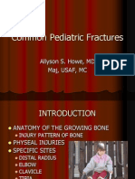 Common Pediatric Fractures: Allyson S. Howe, MD Maj, Usaf, MC