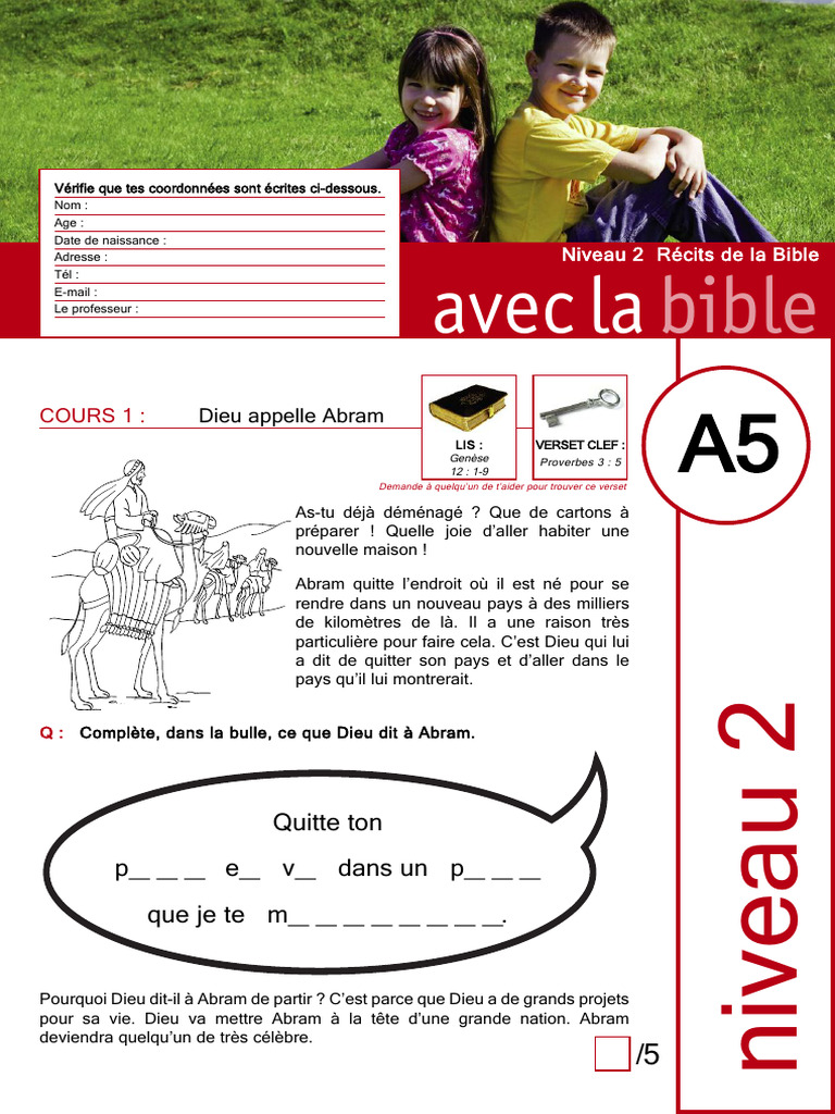 Abram : Appel et Promesses de Dieu | PDF | Abraham | Sarah