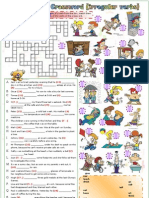 Irregular Verbs Crossword