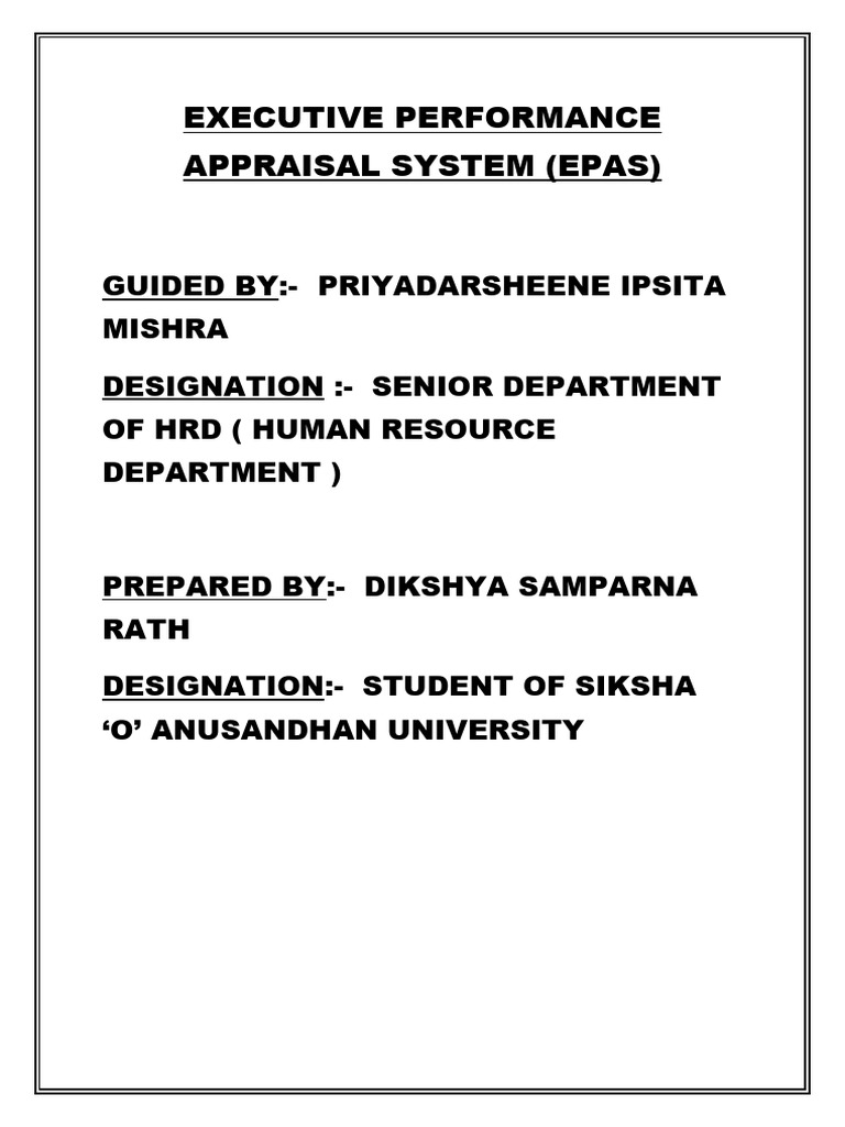 Understanding Samparna in EPAS | PDF | Performance Appraisal ...