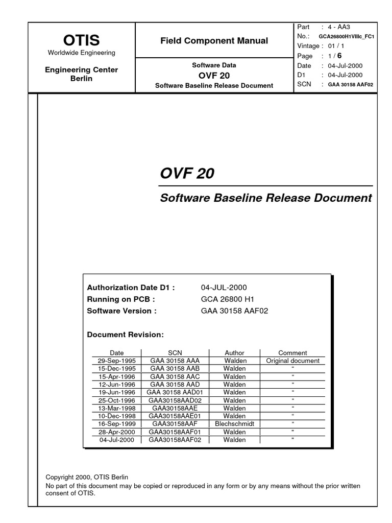SW Baseline Release Document | PDF | Verification And Validation ...