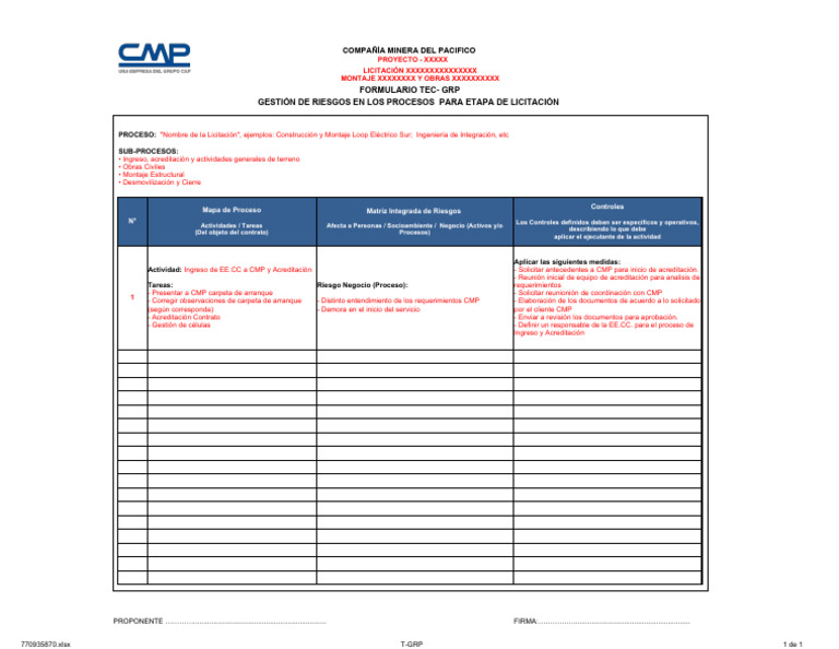 Anexo 2.1. Formulario TEC-GRP - 07.06.21 | PDF