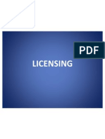 Licensing