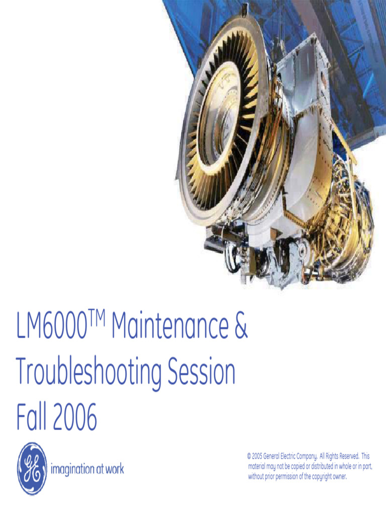 LM6000 Maintenance & Troubleshooting Guide | PDF | Valve | Fuels
