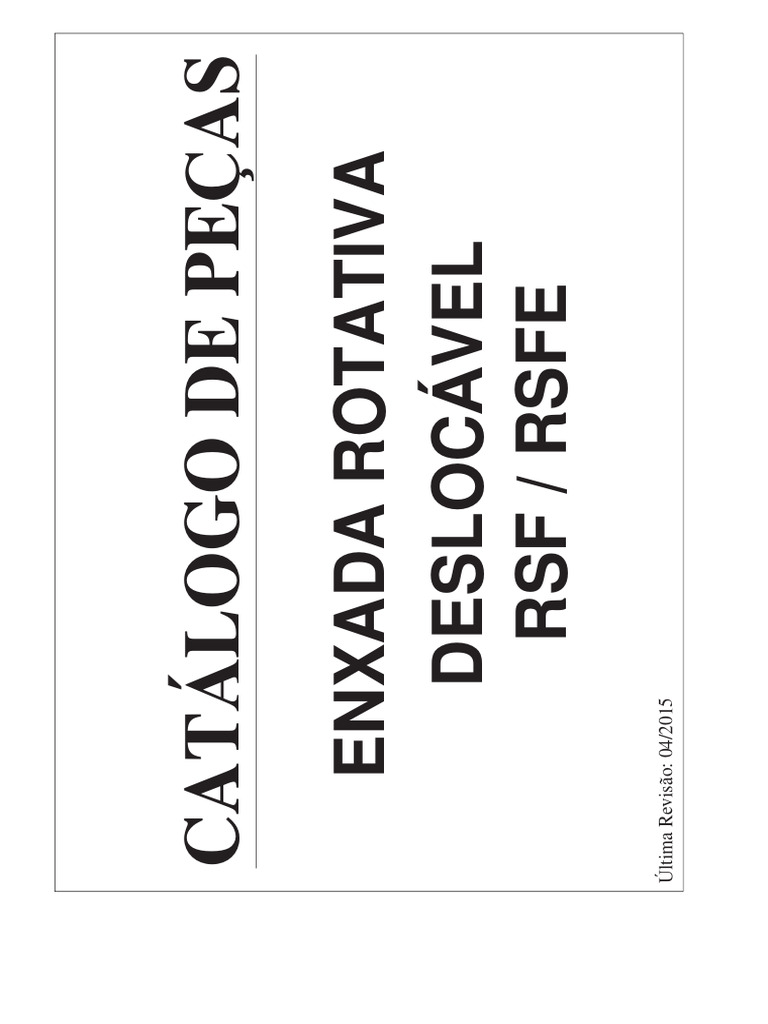 Catálogo de Peças Enxada Rotativa | PDF | Metalurgia | Bens manufaturados