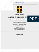(Ebook Philosophy) Jacques Maritain - On The Church of Christ