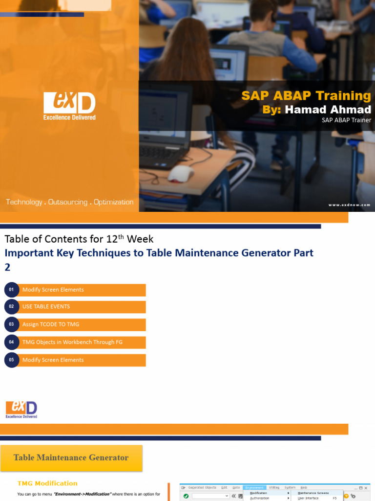 Education Presentation ABAP Week-12 | PDF | Sap Se | Software