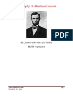 Biography of Abraham Lincoln: By: BESTS Requirement