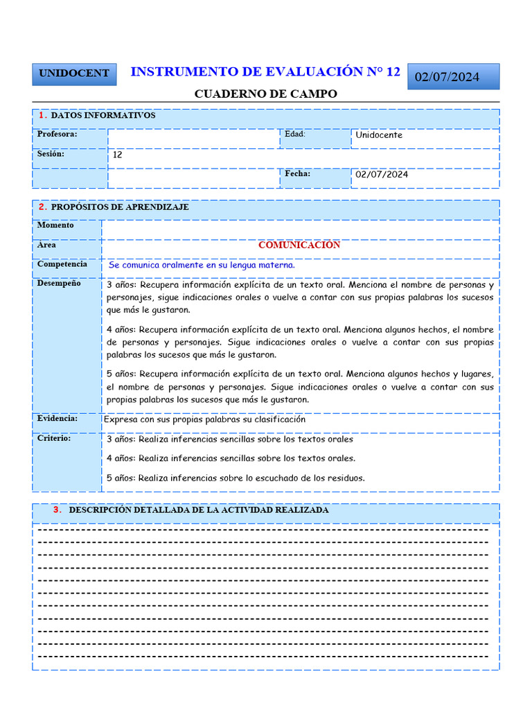 Instrumento 12-Recicla, Rehusa y Reutiliza-Unidocente | PDF ...