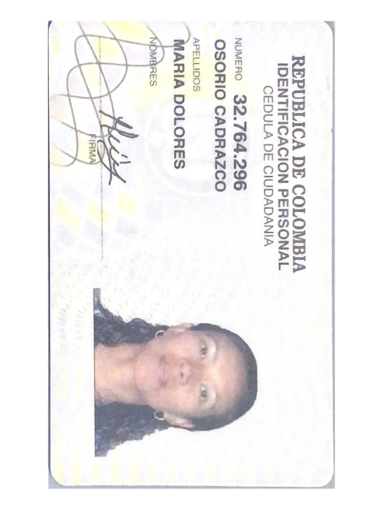 Carolina Cedula | PDF