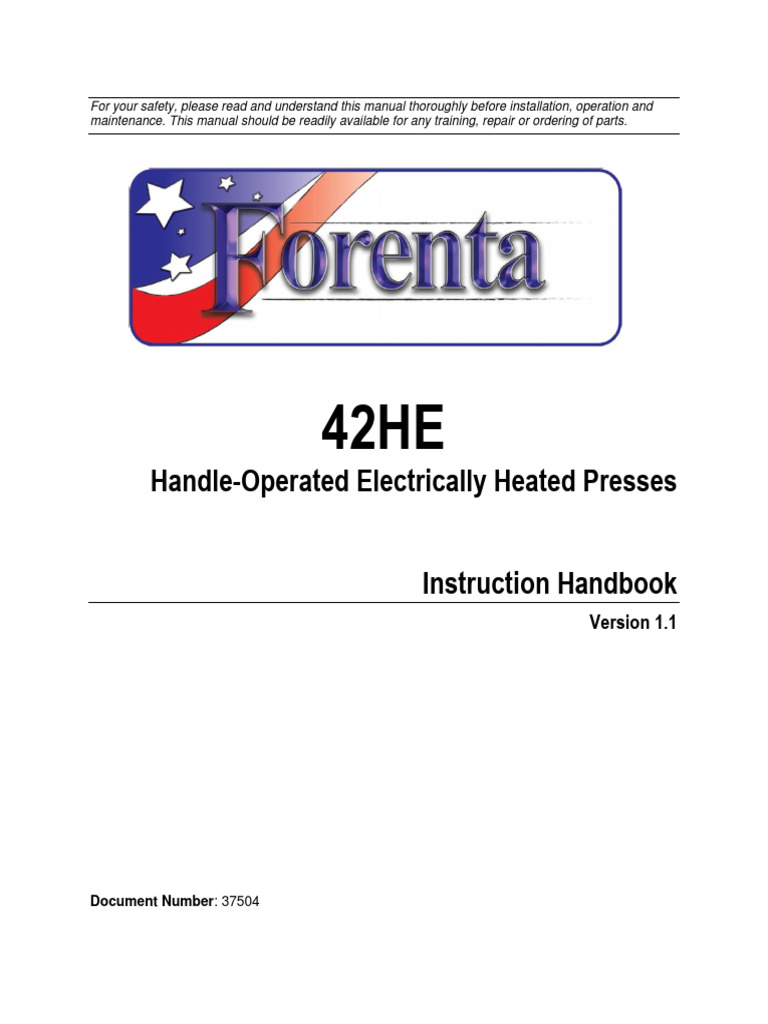 42HE Manual | PDF | Thermostat | Electrical Connector