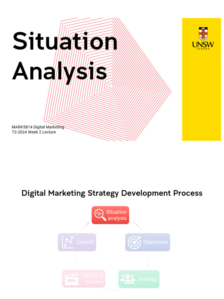 Digital Marketing Situation Analysis Guide | PDF | Marketing | Customer ...