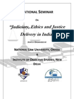 National Seminar on Judiciary Ethics and Justice Delivery System