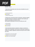 Simulado AZ-900: Questões de Azure | PDF | Computação em nuvem ...
