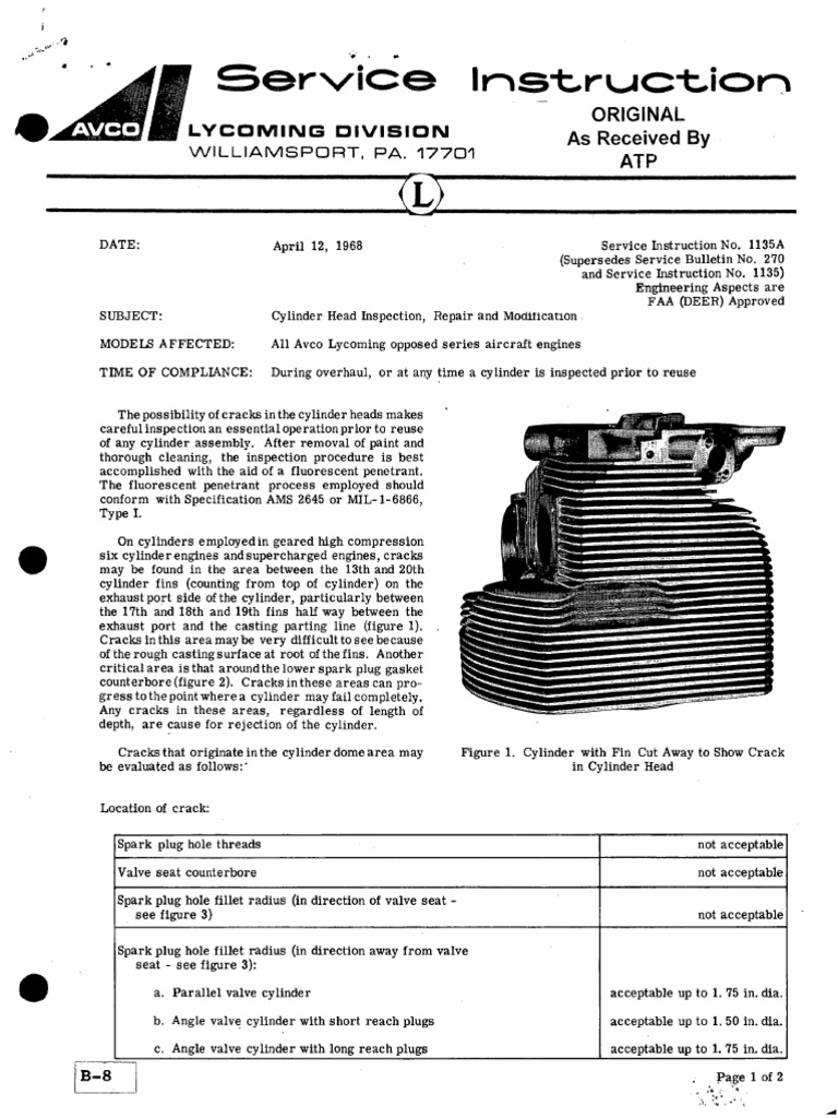 Cylinder Head Inspection & Repair Guide | PDF | Engines | Internal ...