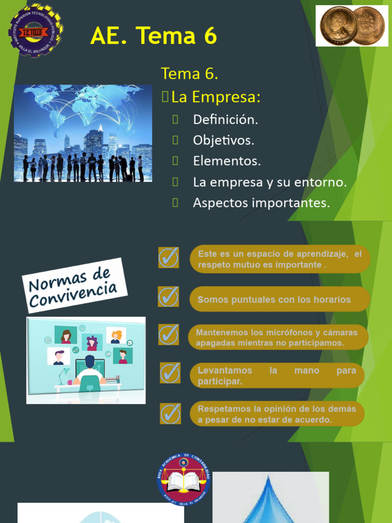 6 Tema - AE - Emp - Definic - Obj - Elemn - Entor | PDF | Business ...