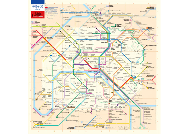 Mapa metro Paris | PDF