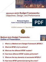 Medium-Term Budget Frameworks: Objectives, Design, and Performance