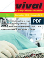 24 p. Revival Prayer Bulletin December 2011/January 2012