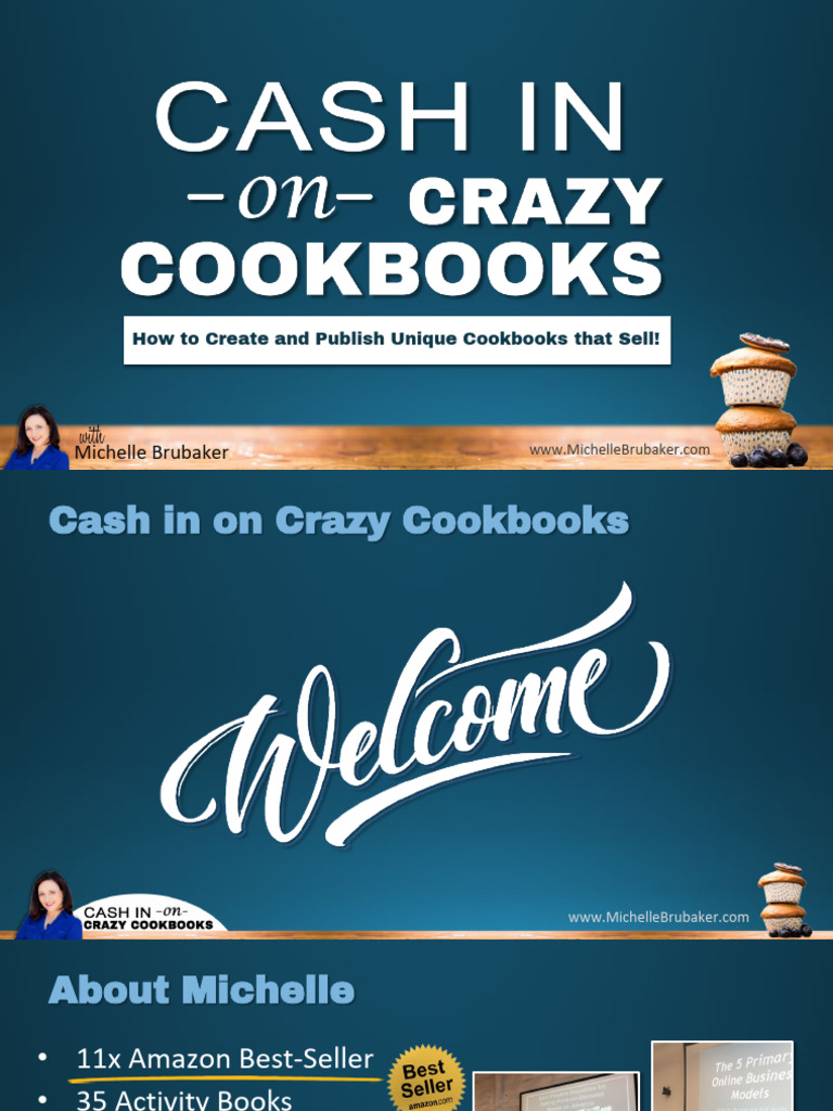 Cookbooks Class Slides | PDF | Recipe | Cookbooks