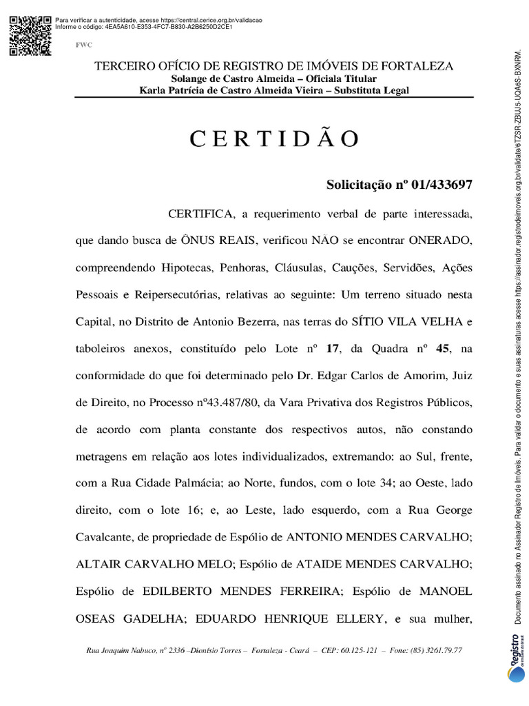 Validação de Documento Assinado Digitalmente | PDF | Informática ...