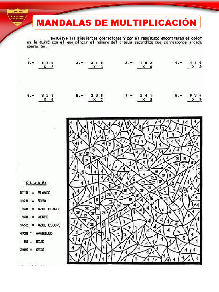Mandalas de Multiplicación | PDF