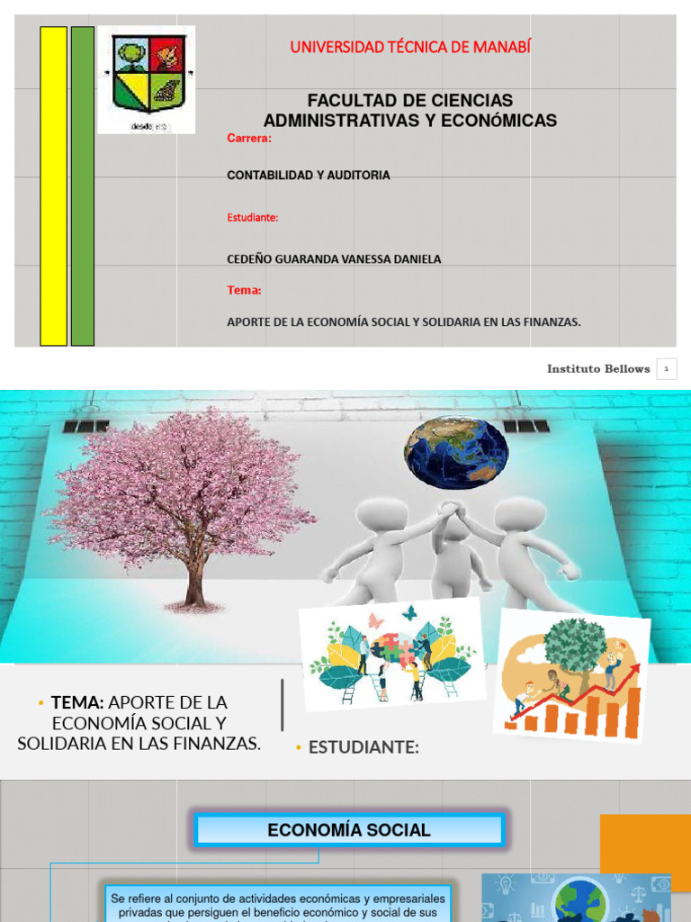 Aporte de La Economía Social y Solidaria en Las Finanzas. | PDF ...