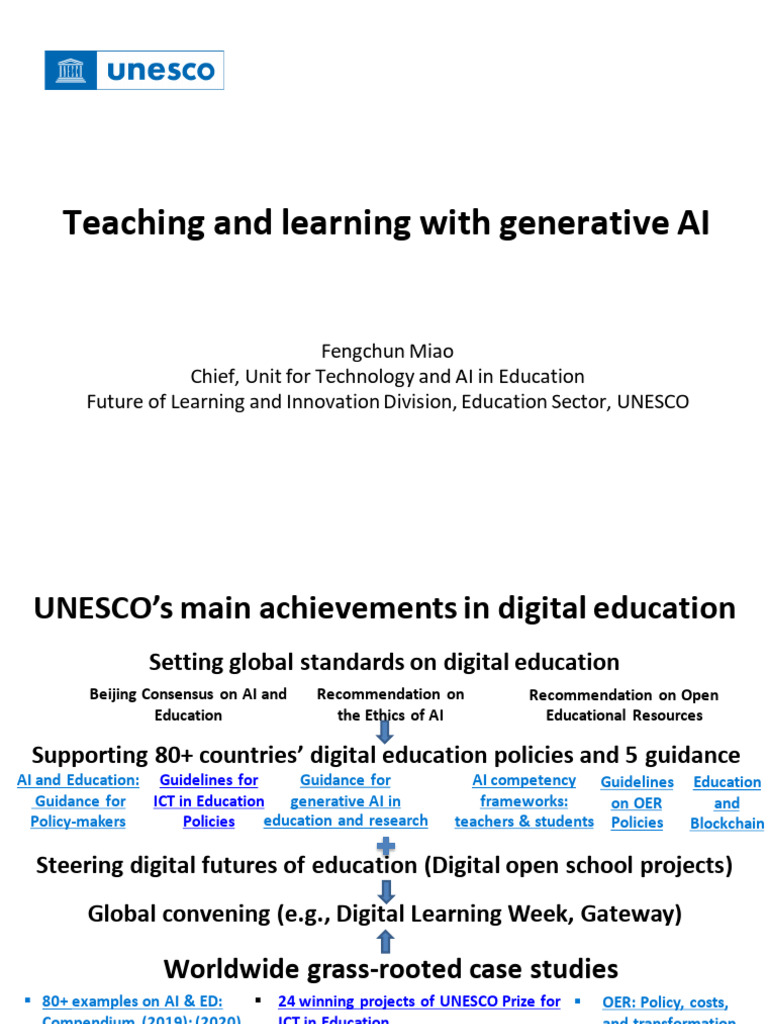 Guidance on Generative AI in Education | PDF | Artificial Intelligence ...