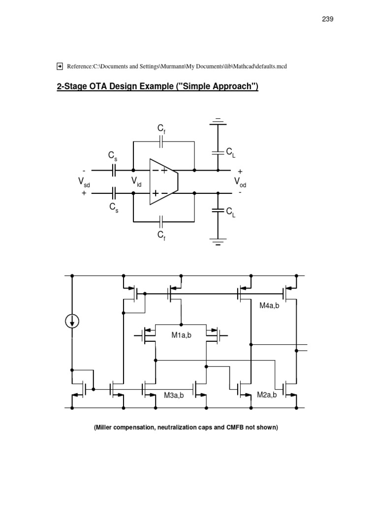 Two-Stage OTA Design Overview | PDF | Electronic Engineering | Computer ...