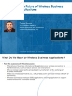 Future of Wireless Business Applications