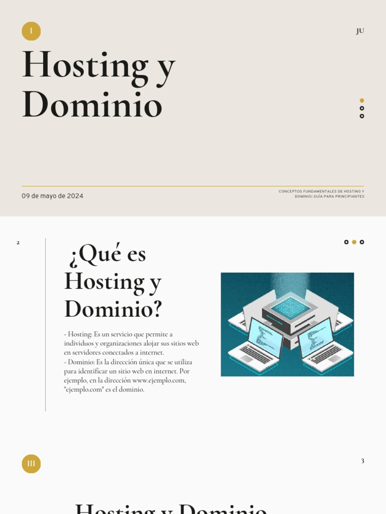 Guía de Hosting y Dominio para Principiantes | PDF | Internet | Sitios web