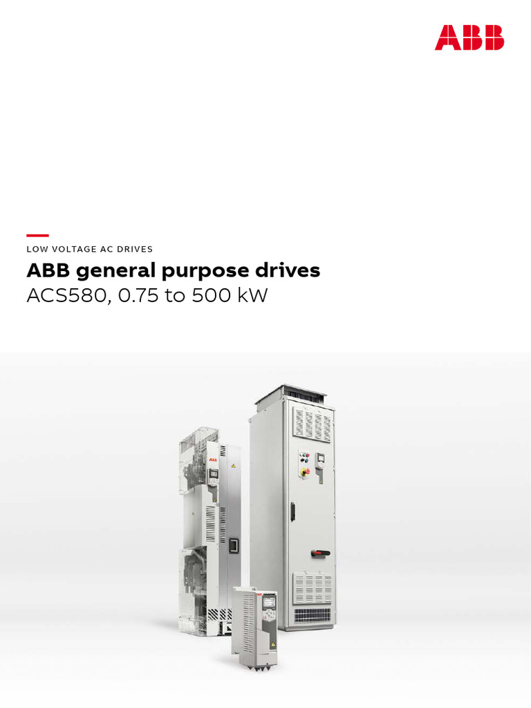 ACS580 General Purpose Drive Catalog | PDF | Pump | Energy Conservation
