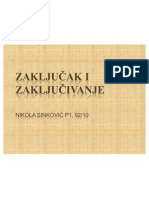 Zakljucak I Zakljucivanje