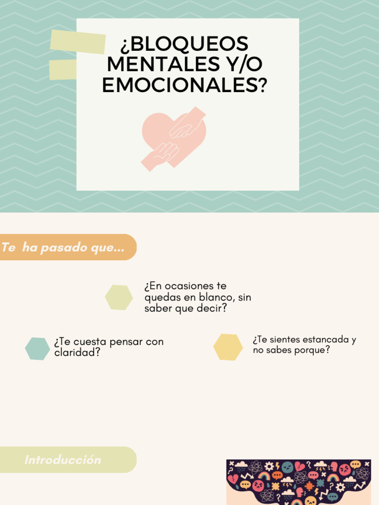 Bloqueos Mentales y Emocionales, Formas Desbloquear La Mente | PDF ...