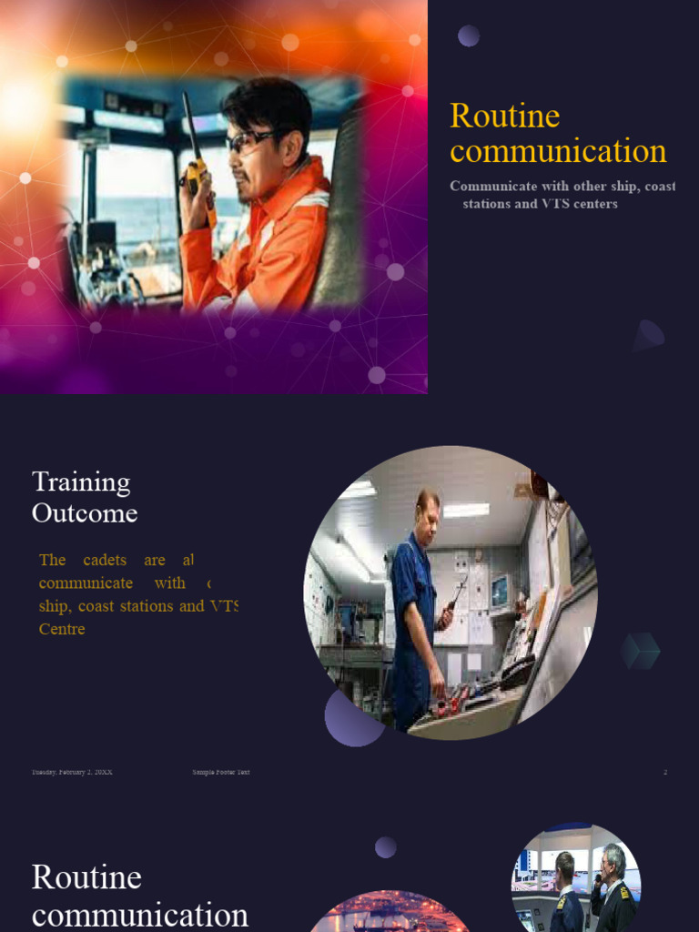 Routine Maritime Communication Guidelines | PDF | Communication ...