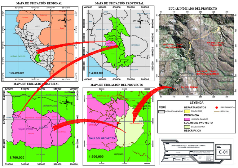 Mapa de Proyectos Viales en Ayacucho | PDF | Perú | América del Sur