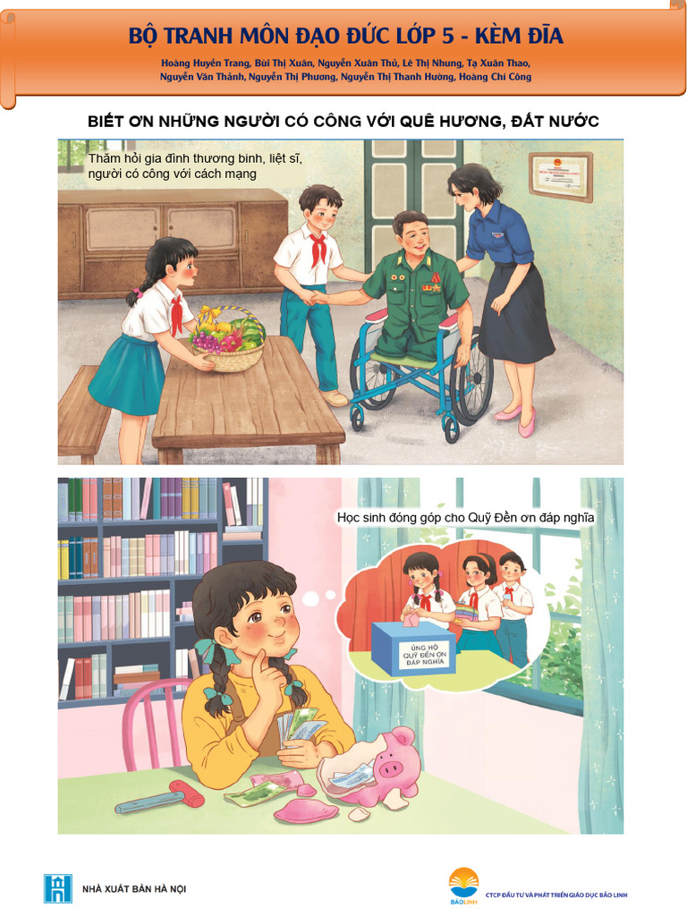 Lop 5 - Mon Dao Duc X | PDF