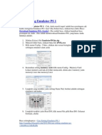 Cara Setting Emulator PS 1