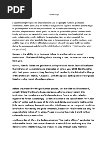 Emcee Script
