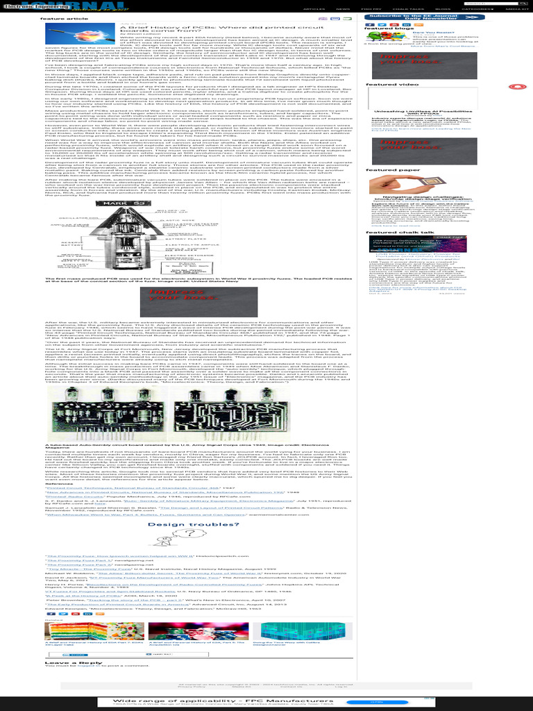A Brief History of PCBs_ Where did printed circuit boards come from